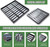 20x8 Cast Iron Drain Grate,B125 Outdoor Metal Grate for Storm Drain