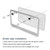 Silver License Plate Frame Cover Holder 1794 Edition for Tundra Truck Car Accessories Stainless Steel 1PC