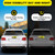 NIMONA Student Driver Magnet for Car - Funny 2 Pack Please Be Patient Removable Magnetic Bumper Sticker Set - Reflective New Driver Safety Sign - Weather-Resistant - 10 x 4 inch (Student-1#)