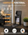 Uniclife Black Metal Donation Box, Wall Mounted Mailbox for Outside