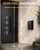Uniclife Black Metal Donation Box, Wall Mounted Mailbox for Outside
