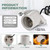 Surface Mount Light Socket,E26 Medium Screw Porcelain Bulb Socket,Cleat Lamp Socket with Two Hole Flanged Mounting,Keyless Sockets with 6" Leads (2)