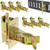 ForoGore 6 Pcs E-Track Tool Holders, Zinc Coated E Track Accessories