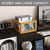 AEEHFENG Vinyl Record Storage Record Crate Bamboo Visual Record Holder - Stylish Vinyl Storage Solution with Large Capacity, Record Album Storage for Modern Organization