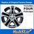 Hubcap Replacement for Toyota Rav4 2013, 2014, 2015, 2016, 2017, 2018, 17-inch Heavy Duty Premium Quality, Silver and Black, Set of 4
