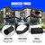 DREAMIZER 7/8 motorcycle handlebars, Universal 22mm Handlebars Motorcycle Bars for Bobber Cafe Race Dirt Bike and More