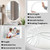 JUNEBRUSHS Oval Mirror, Acrylic Oval Bathroom Mirrors 17x14 Inchs