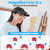 COYLAPY 1X-14X Magnifying Glasses for Close Work, with 2 Lights