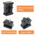 Bonsicoky 20 Pack SPT-1 Vampire Plugs Male and Female, Black