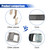 4Ft Battery Tie Down Strap Kit, Stainless Steel Battery Tie Down Strap with Cam Buckle, SS Screws & Deck Loop Mounts for Car Boat Batteries, Cooler, Luggage Belt