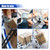 4Ft Battery Tie Down Strap Kit, Stainless Steel Battery Tie Down Strap with Cam Buckle, SS Screws & Deck Loop Mounts for Car Boat Batteries, Cooler, Luggage Belt