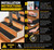 CHUANGSEED 12-Pack Non-Slip Outdoor Stair Treads Grip Tape 4'' x 30'', Heavy Duty Black Grit Anti-Slip,High Traction Adhesive Treads Suitable for Most Slippery Surfaces