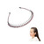 Crystal Hairband Teeth Comb Headband for Girls Women,5 Colors