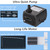 alizzy 95 GPH Small Submersible Water Pump, Ultra Quiet Aquarium Pump