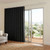 hoeflife Room Divider Curtains Blackout Floor to Ceiling Curtain with Hook Wall Mount Sliding Door Curtains Ceiling Mount Extra Wide Curtain Wall Divider for Room Separation (Black, W150 x H84 Inch)