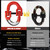 RULLINE 2-Pack 1/2" Heavy-Duty Safety Chain Connector: G80 Tow Hitch Hammerlock Coupling Link with 12000 lbs Load Capacity Red