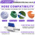 2Pack 1/2" Hose ID Barb Mini Ball Valve with Clamps Kit