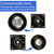 2Pcs 10" Swivel Base Plate Replacement 360° Ball Bearing for Bar Stool