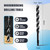 WOBLLMX 1/2" x 24" Auger Drill Bit for Soft and Hard Wood,Hex Shank