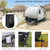 Chanvoo RV Electric Tongue Jack Cover, Zippered Waterproof Trailer Cover