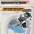 131560100 Dryer Motor, Dryer Drum Drive Motor Compatible with Crosley, Electrolux, Frigidaire, Gibson, Kenmore Replace#131758500,134156500,S131560100,407697,131461800A,PS418132,AP2107144 Mustrod
