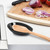 OGGI Spooner Ceramic Spoon Rest- Spoon Rest for Stove Top, Spoon Holder for Countertop, Kitchen Decor for Counter, Coffee Bar Accessories, Black