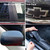 MFQNENLK Carbon Fiber Vinyl Tape for Black Out Chrome Delete Window Trim with Tool Kit, Black Vinyl Wrap Tape Roll, Self-Adhesive Car Chrome Door Trim Delete Tape DIY Film (4 inches x 30 feet)