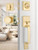 EHOMEWARE Front Door Handle with Deadbolt Set, Keyed Entry Door Lock
