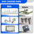 450PCS Self Tapping Screws for Metal, 410 Stainless Steel Self Drilling Screws #8#10 Hex Head Sheet Metal Screws Assortment Kits, Length 1/2"" to 1-1/4'' (Silver)