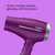 Conair Travel Hair Dryer, Double-Ceramic Design, Foldable Handle, Purple