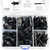 120pcs Fender Flare Clip Grille Bumper Cover Clip for Jeep Wrangler 2007-19
