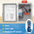LINKCRO Septic Pump Alarm，Sump Pump Alarm with Pump Control Panel， High Water Septic Tank Alarm Featuring 110DB Water Level Alarm，Indoor/Outdoor Alarm Light for Sump,