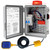 LINKCRO Septic Pump Alarm，Sump Pump Alarm with Pump Control Panel， High Water Septic Tank Alarm Featuring 110DB Water Level Alarm，Indoor/Outdoor Alarm Light for Sump,