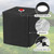 MECCANIXITY IBC Tote Cover 275 Gallon, 210D Oxford Waterproof Sunshade Rain Barrel Water Tank Protective Cover for 1000L Outdoor Garden, (39.37 x 47.24 x 45.66 Inch, Black)