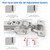 Chibery 50 Pack 3/4" Full Overlay Soft Close Concealed Hinge for Face Frame ＆ Frameless Door, 3D Adjustment, Clip-on Plate, Slow Self Closing Hidden Satin Nickel, 105° Stainless Steel Hinges, 5/8"