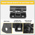 RATCHROLL Center Console Lid Latch for Toyota RAV4 4Runner Avalon Prius Armrest Lid Latch Cover 58908-12080 58908-32020 Middle Console Latch Door Lock Sub-Assy Replacement Car Parts