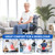 JFMkaer Wheelchair Cushion for Elderly, 17''x17'' Wheelchair Seat Cushion for Pressure Relief, Anti-Slip Seat and Back Support for Seniors Adults, Wheelchair Accessories for Seniors