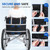 JFMkaer Wheelchair Cushion for Elderly, 17''x17'' Wheelchair Seat Cushion for Pressure Relief, Anti-Slip Seat and Back Support for Seniors Adults, Wheelchair Accessories for Seniors