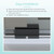 Sliding Shower Door Bottom Guide 1/2" x 3" for Shower Doors Up to 1/2" Wide