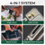 Stainless Steel Cutting Board with knife sharpner, Bench Scraper, Non-toxic