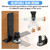 MeBantoo Heavy-Duty Self Closing Saloon Door Hinges, 1 Pack Black, Large