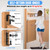 MeBantoo Heavy-Duty Self Closing Saloon Door Hinges, 1 Pack Black, Large