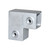 10 Pack 1" X 1" Square Tube Fittings-2 Way Connector, L Shape Square Tubing Joints 90 Degree Elbow Corner Connector for 25.4mm Square Tubing Fence Guardrail End Rails Clamps