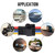 2Sets 16Pin Waterproof Electrical Wire Connectors 16 AWG Male and Female Plug Socket Quick Disconnect Waterproof Plug and Play Wire Connector for Automotive Cars Trucks Motorcycles Marine