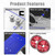 45 Degree Tile Chamfering Tool, Angle Grinder Stand for 45° Tile Cutting, Tile Cutter Tools Compatible with 100-Type Angle Grinders, Angle Grinder Attachments for Chamfering