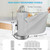 AIDEA Microfiber Cleaning Cloth Roll-50PK, Paper Towels Reusable 11.5×11.5"
