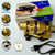 VDOHONEST Powerful Double Speed Floating Action for Full Body Massager Corded Electric Powered, Barber Massager Gold