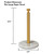 Gold Paper Towel Holder Countertop, with Weighted Marble Base for One-Handed Operation, No Wobbly (Marble Base, Gold)