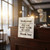Acrylic 7x8 Please Wait to be Seated Sign - Premium Wait to be Seated Sign