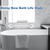 Shower Handle,Shower Handles with Strong Suction Cup Grab Bar,Bathroom Safety Grab Bar for Handicap Elderly Seniors and Disabled,White